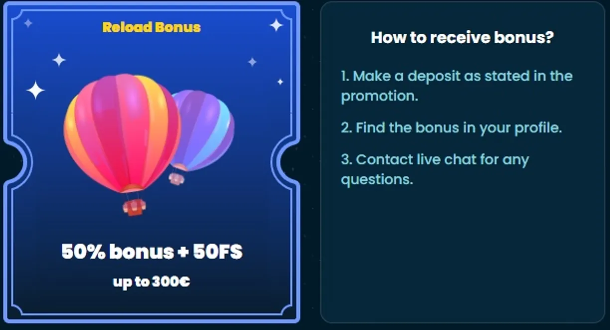 Bônus especiais em cassino online